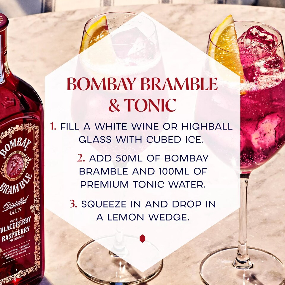 image 1 of Bombay Bramble Gin Blackberry & Raspberry 700Ml