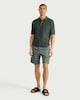 image 2 of F&F Cotton Rich Knitted Short Sleeved Polo Shirt in Green