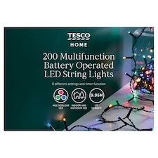 T. 200 BATTERY MULTI-COLOURED TIMER LIGHTS