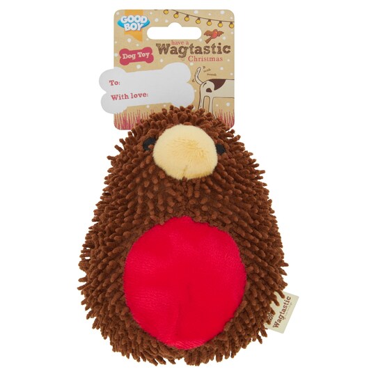 Good Boy Wagtastic Moppy Robin Dog Toy Tesco Groceries