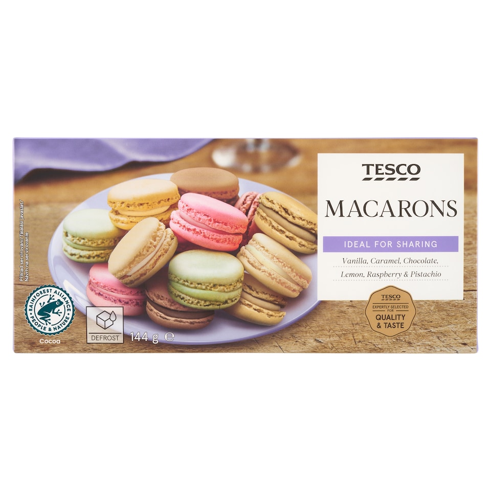 Tesco Kolekcia makróniek 144 g