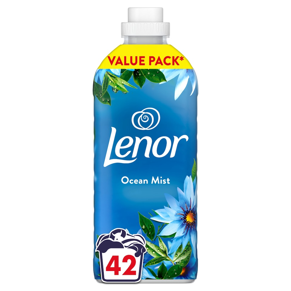 image 1 of Lenor Fabric Conditioner Ocean Mist 42 Washes 1.386Ltr