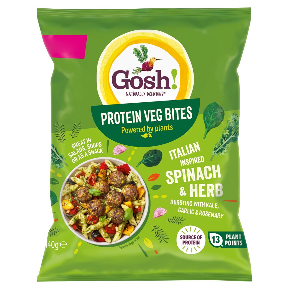 Gosh! Italian Inspired Spinach & Herb Bites 140g