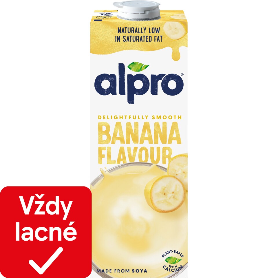 obrázok 1 z ALPRO Sójový nápoj s banánovou príchuťou 1l