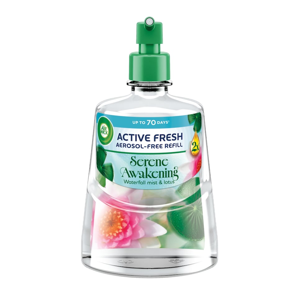 Air Wick Active Fresh Serene Awakening Waterfall mist & lotus 228ml.