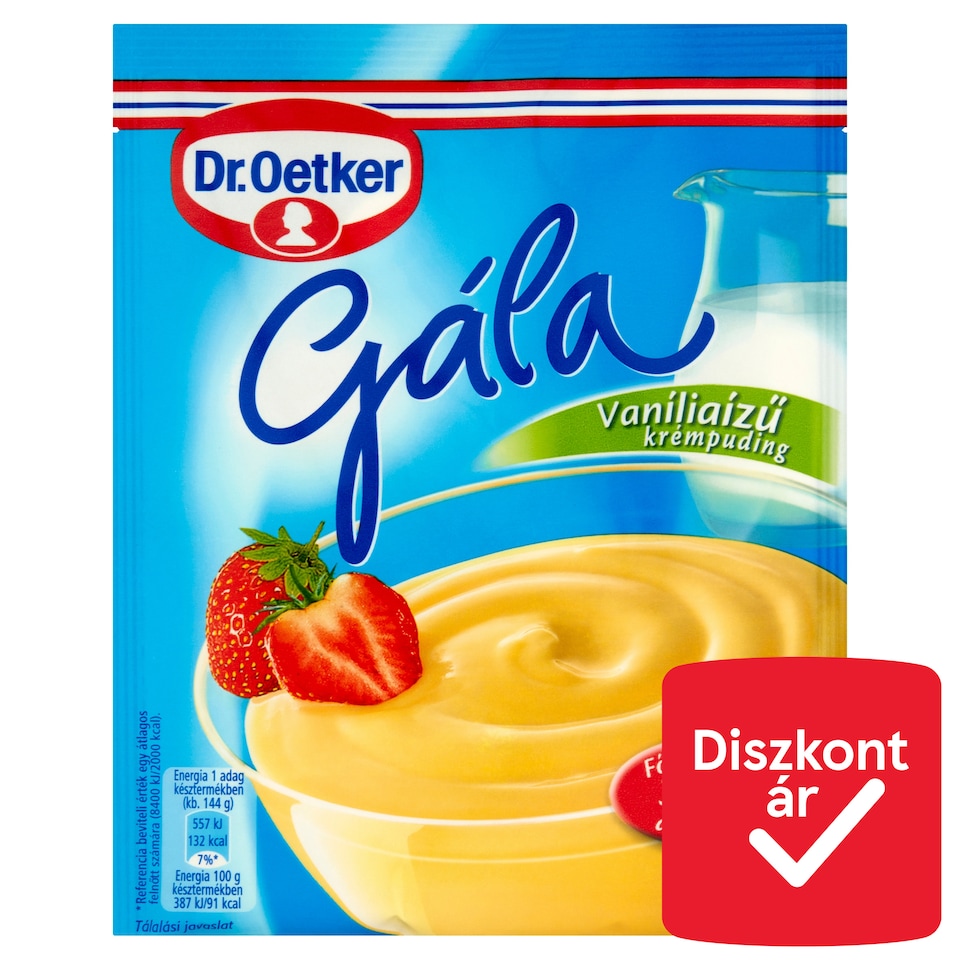 Dr. Oetker Gála vaníliaízű krémpudingpor 78 g