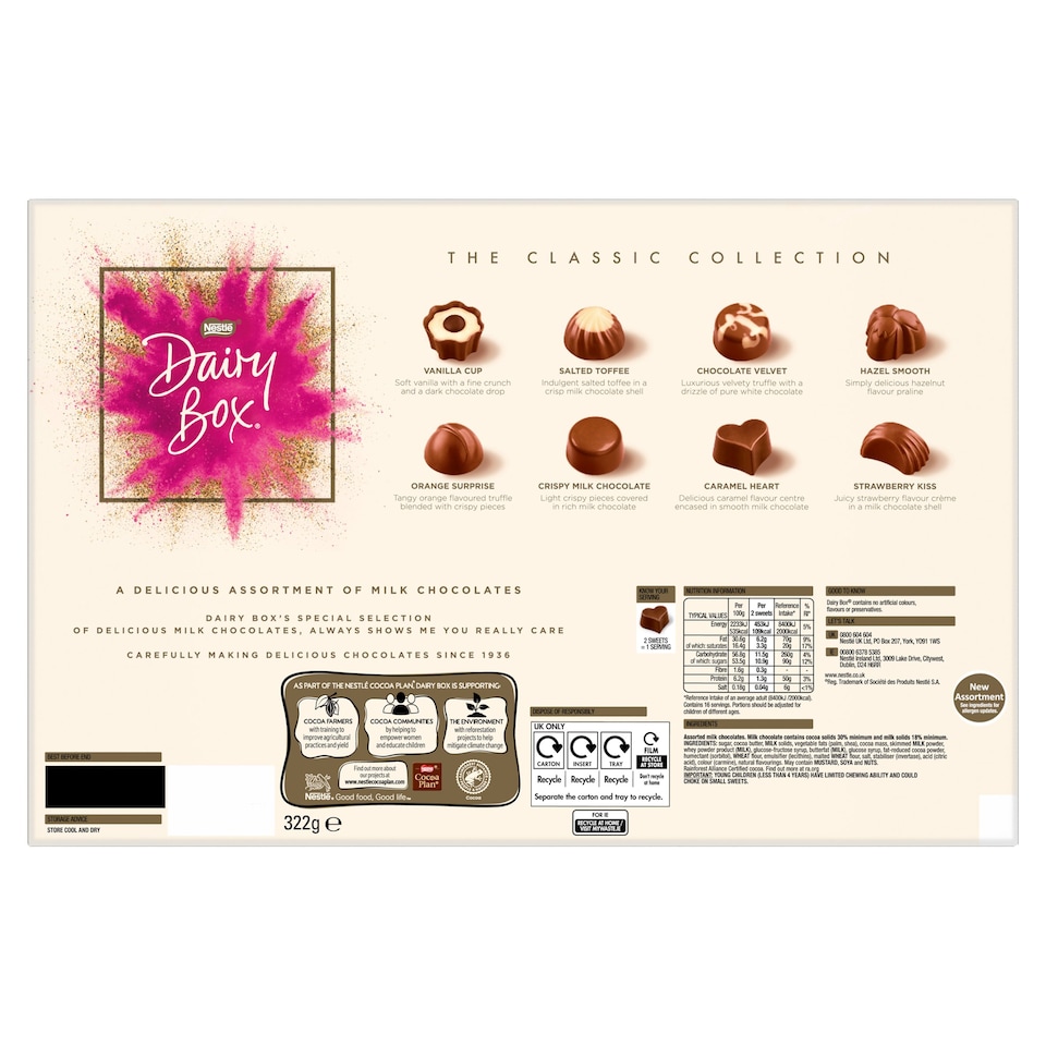 image 1 of Dairy Box The Classic Collection 322g