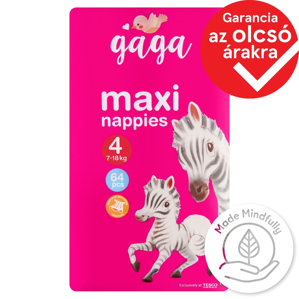 image 1 of Gaga 4 Maxi 7-18 kg Nappies 64 pcs