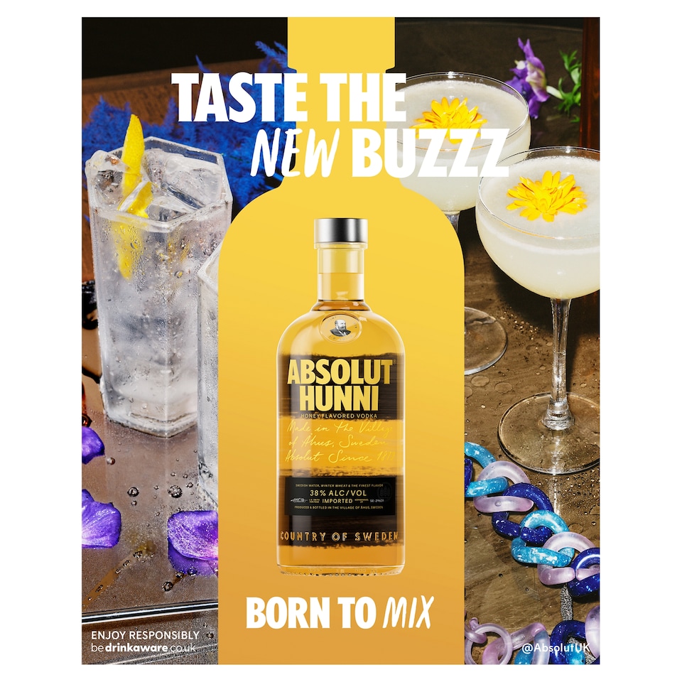 image 1 of Absolut Hunni Flavoured Vodka 70cl