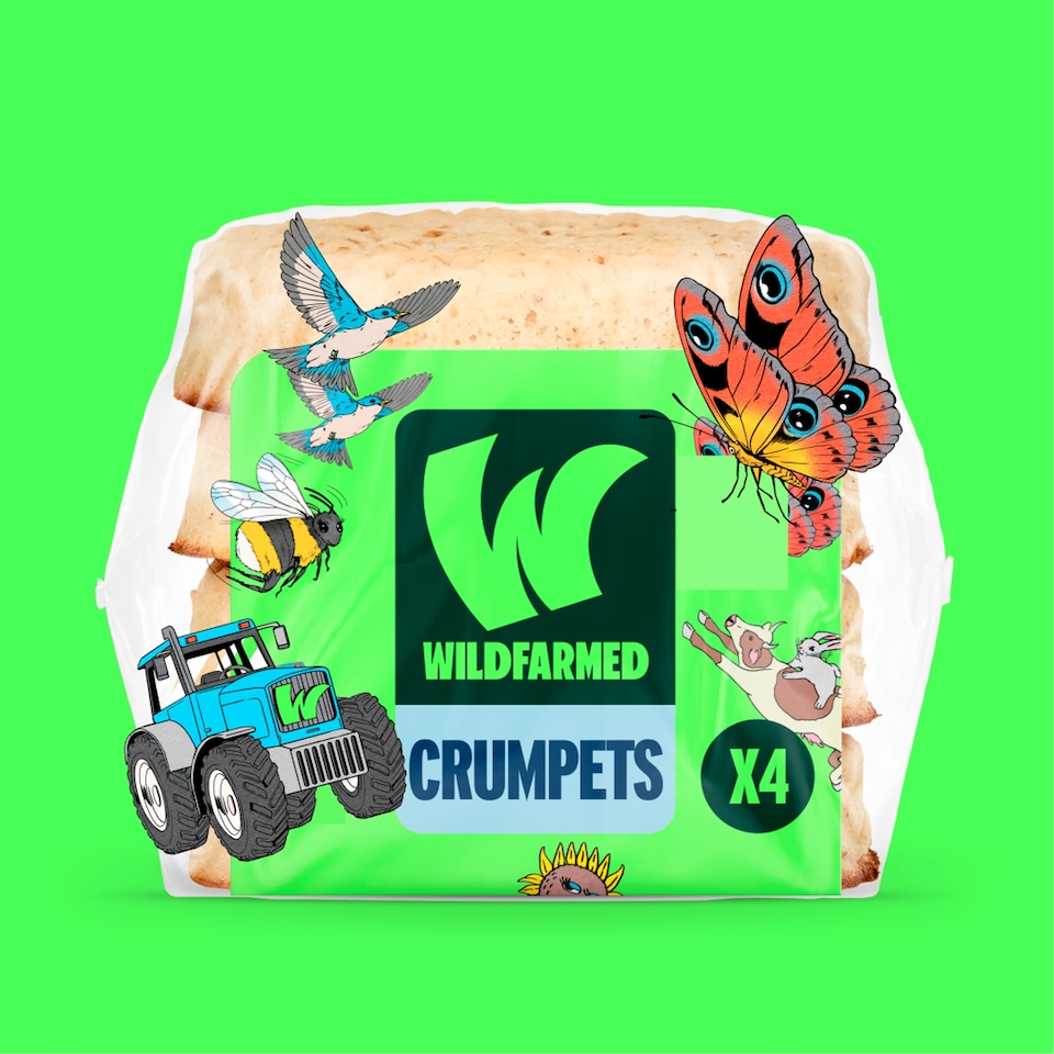 image 1 of Wildfarmed 4 Crumpets 232g