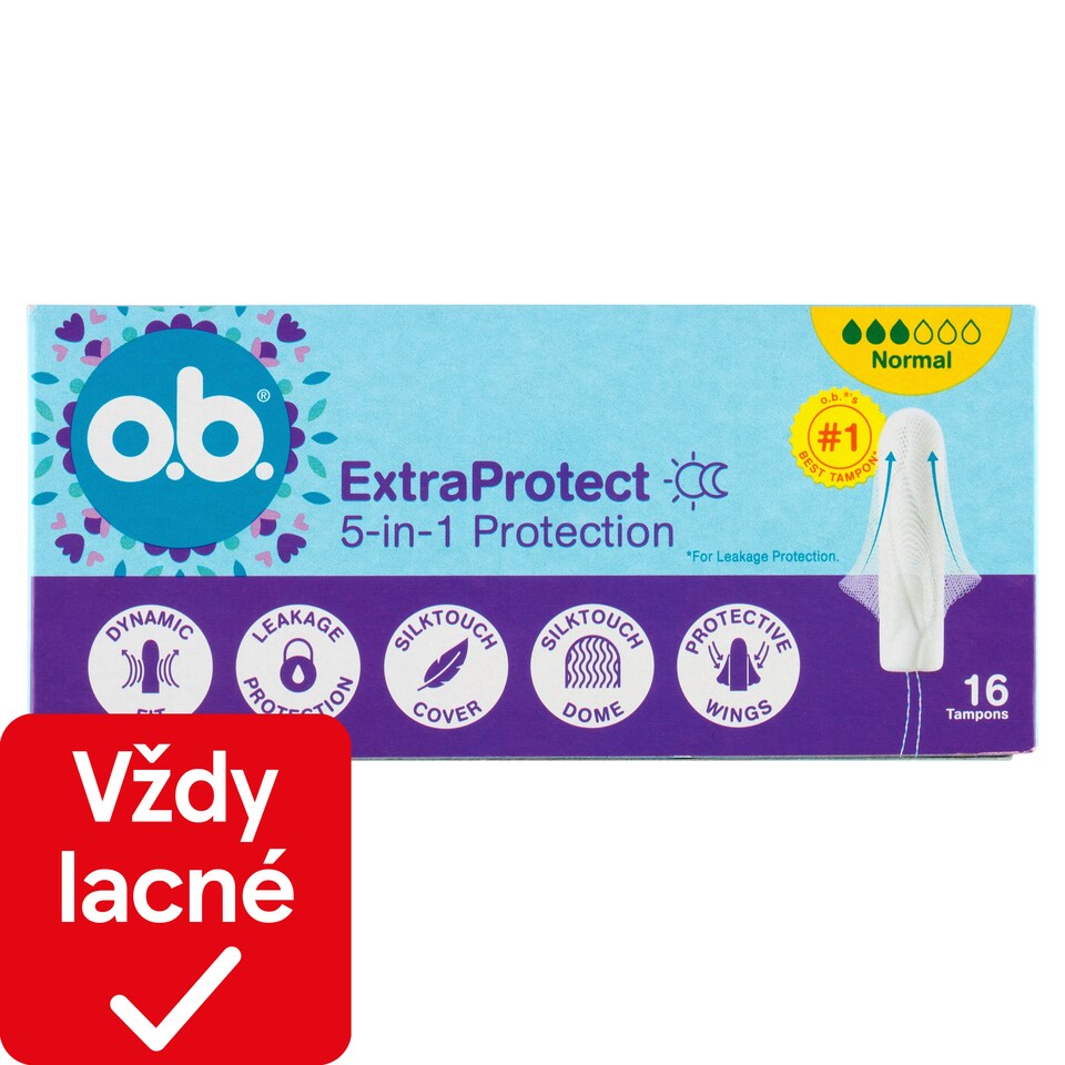 image 1 of O.B. ExtraProtect Normal Tampons 16 pcs