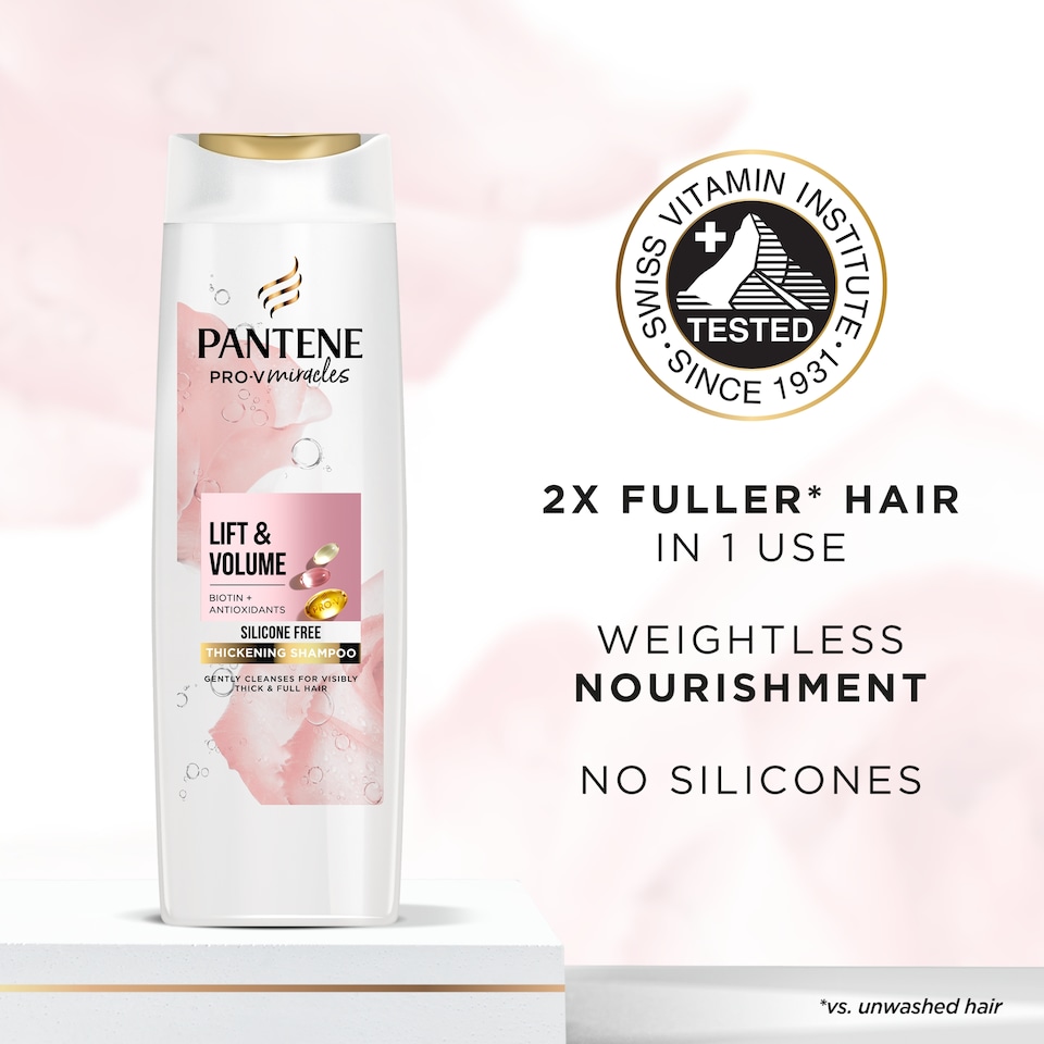image 1 of Pantene Pro-V Mrcle Lift 'N' Volume Shampoo 400Ml