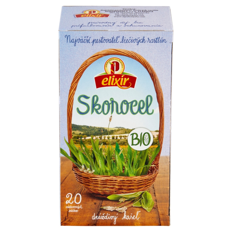 image 1 of Elixír Organic Ribwort Plantain Herbal Tea 20 x 2 g (40 g)