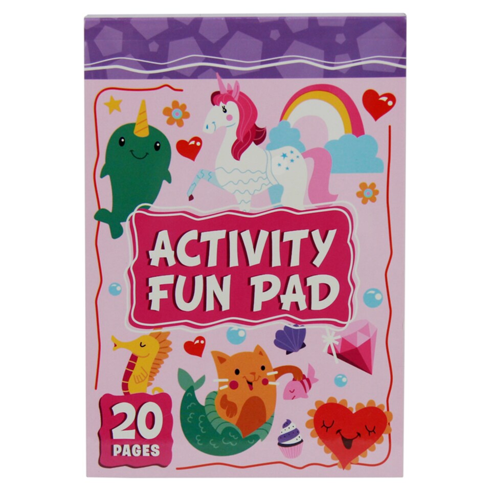 Activity Fun Pad 4 Pack