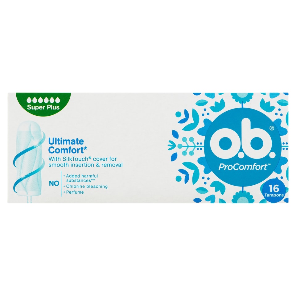 Obrázek 1 pro produkt O.B. ProComfort Super Plus tampony 16 ks