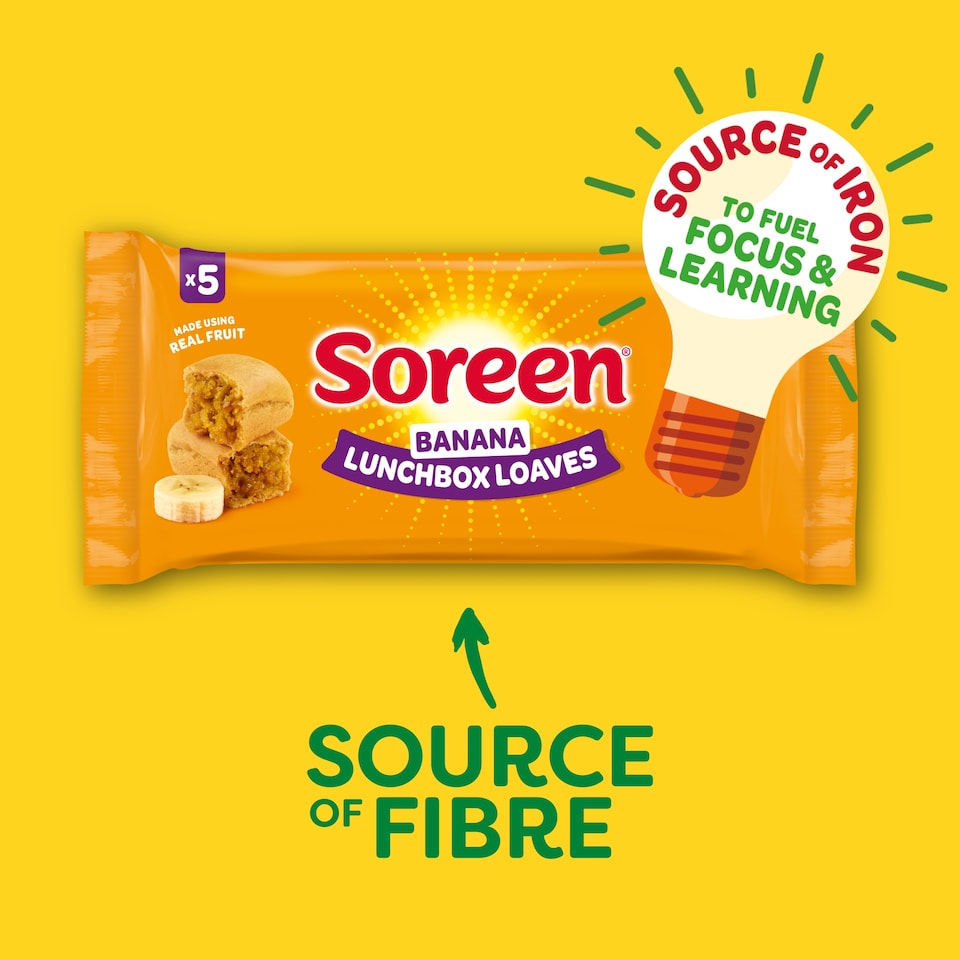 image 1 of Soreen Banana Lunchbox Loaves 5 Pack