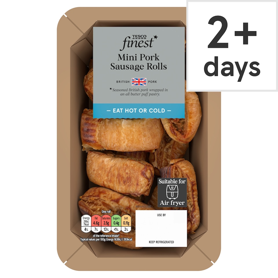 Tesco Finest Mini Pork Sausage Rolls 144g