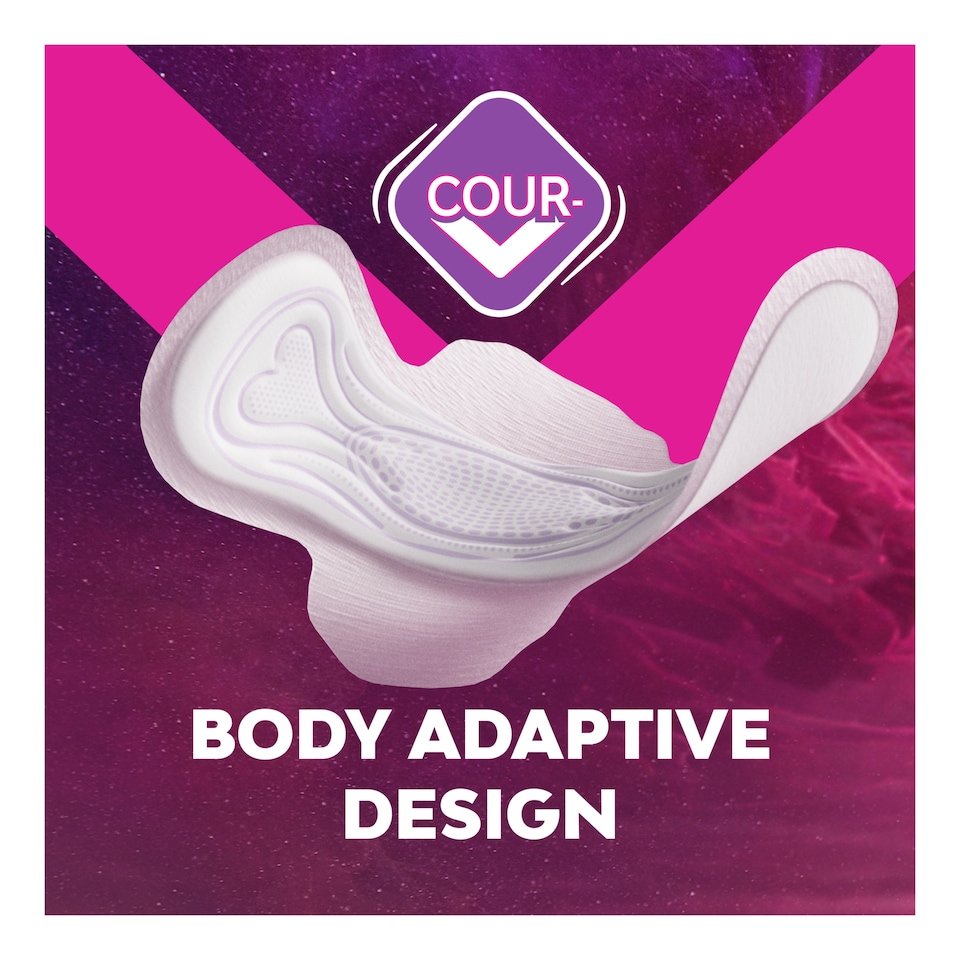 image 1 of Bodyform Ultra Night Sanitary Towels Wings 8 pack