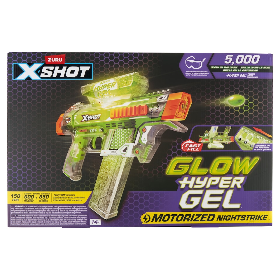 Zuru X-Shot Glow Hyper Gel dětská pistole