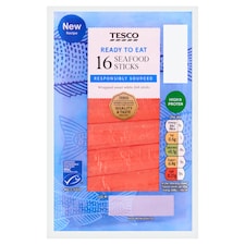 Tesco 16 Seafood Sticks 250G