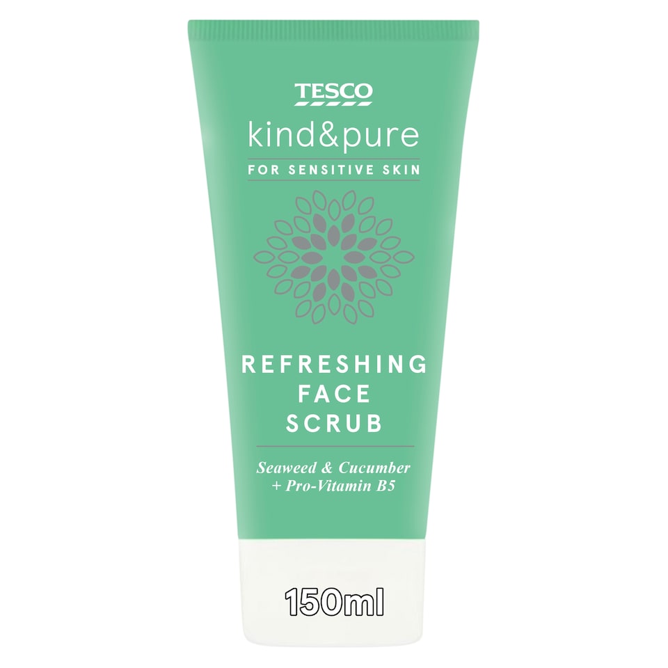 Tesco Kind And Pure Refreshing Face Scrub 150Ml
