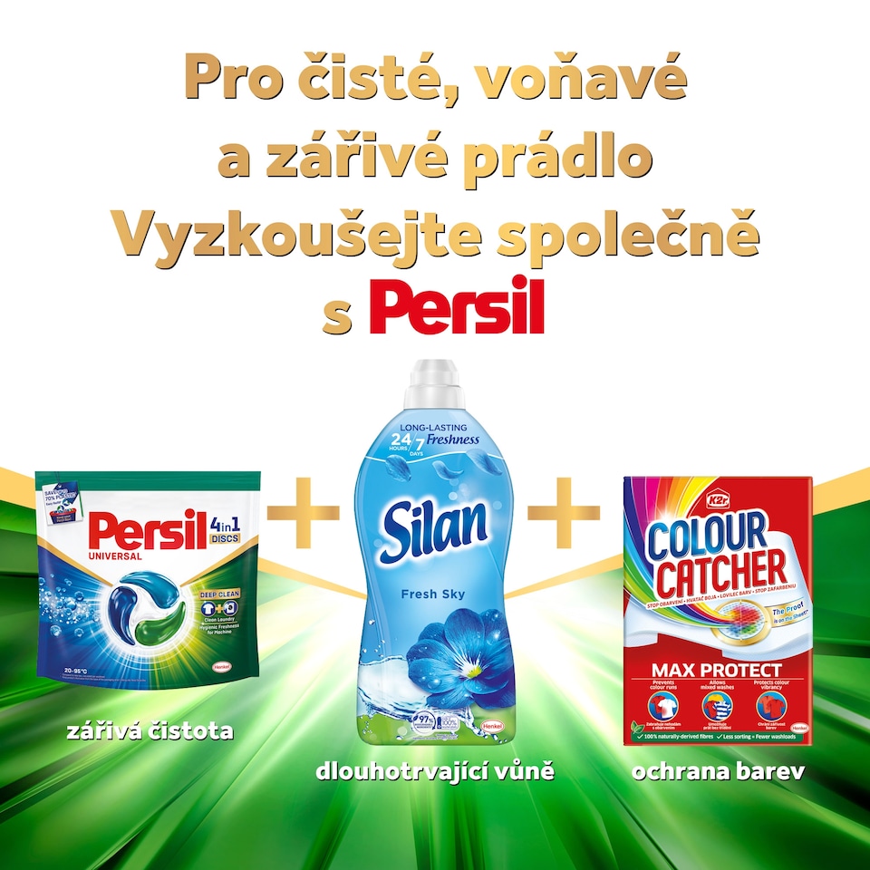 Obrázek 1 pro produkt Persil prací kapsle Discs 4v1 Universal 68 praní