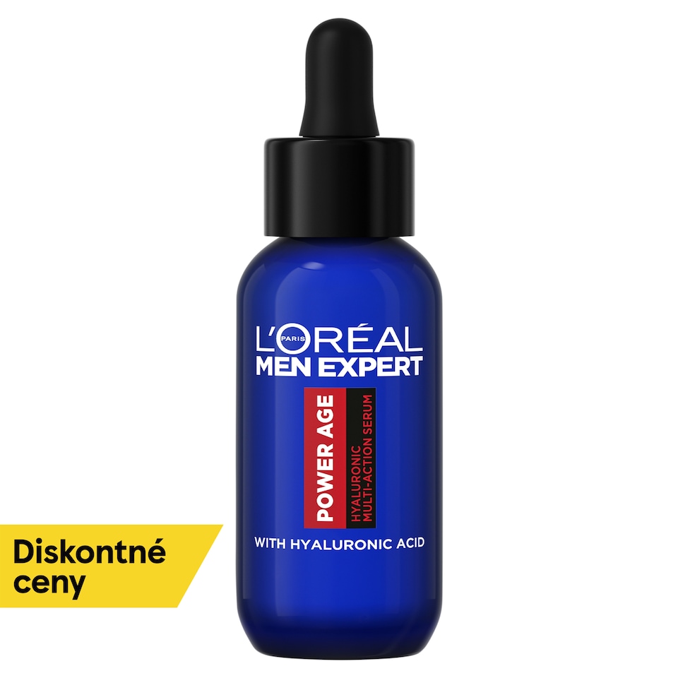 L'Oréal Paris Men Expert Power Age multifunkčné sérum s kyselinou hyalurónovou 30 ml
