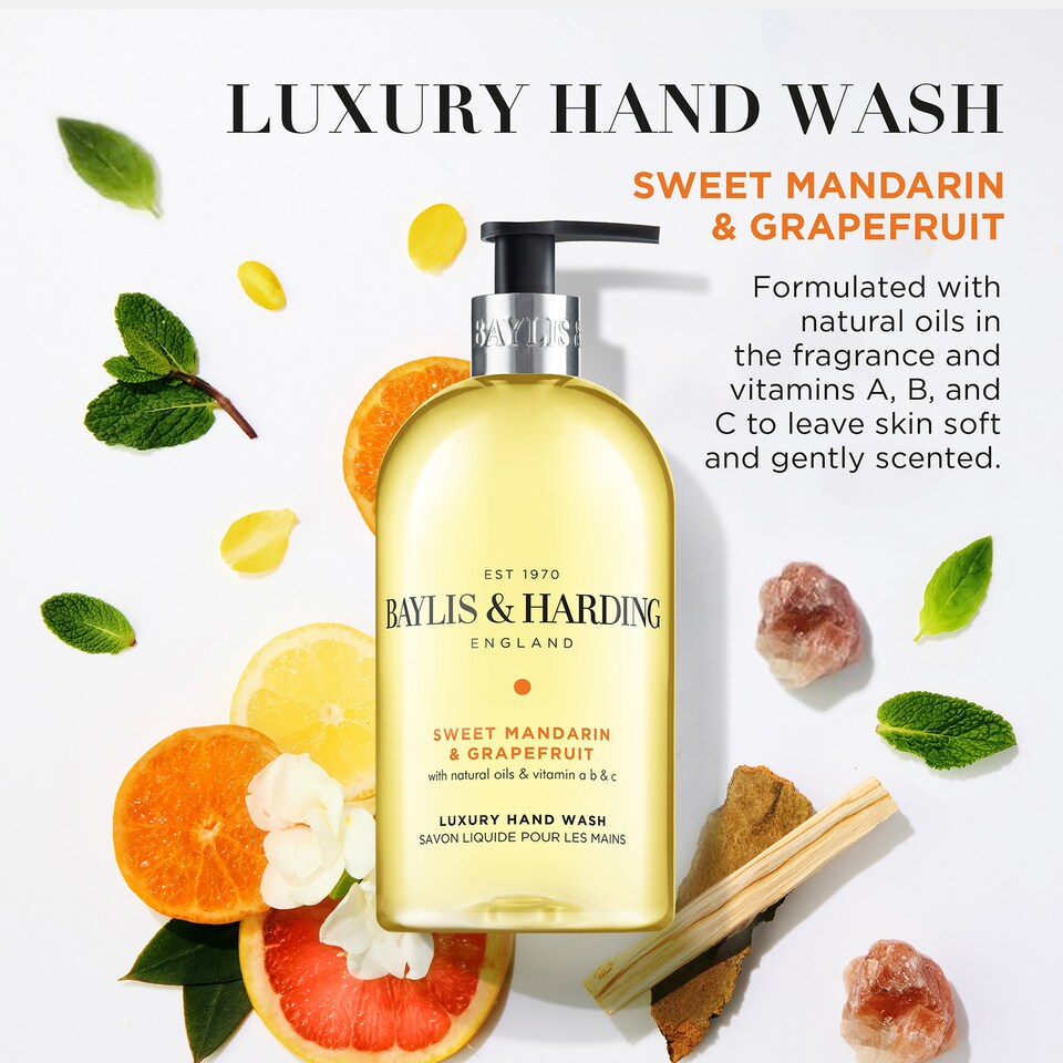image 1 of Baylis & Harding Mandarin & Grapefruit Hand Wash 500Ml