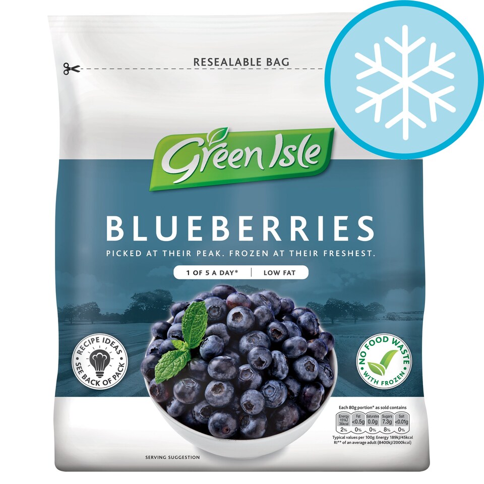 Green Isle Blueberries 300G Tesco Groceries