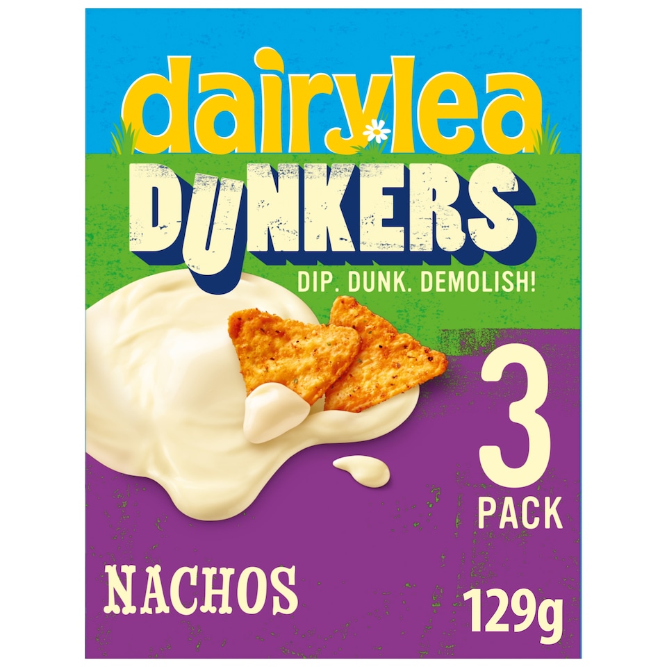 Dairylea Dunkers Nacho Cheese Snacks 3 x 43g