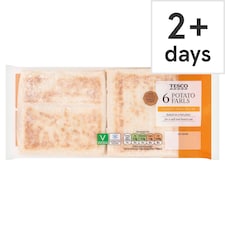Tesco Potato Farls 6 Pack