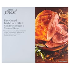 Tesco Finest Dry Cured Ham Fillet with Brown Sugar & Mustard Glaze 2.1kg