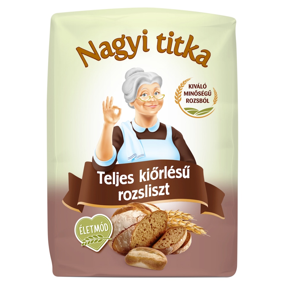 Nagyi titka Whole Grain Rye Flour 1 kg