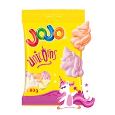 JOJO Unicorn Jelly Candies with Fruit Flavors 80g