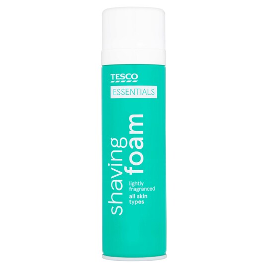 Tesco Essentials Shaving Foam 250Ml Tesco Groceries