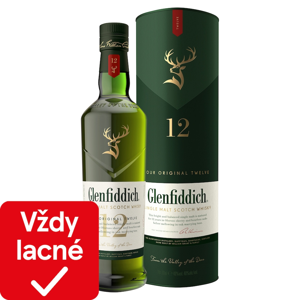 Glenfiddich Single Malt Scotch Whiskey 12 Years Old 700 ml