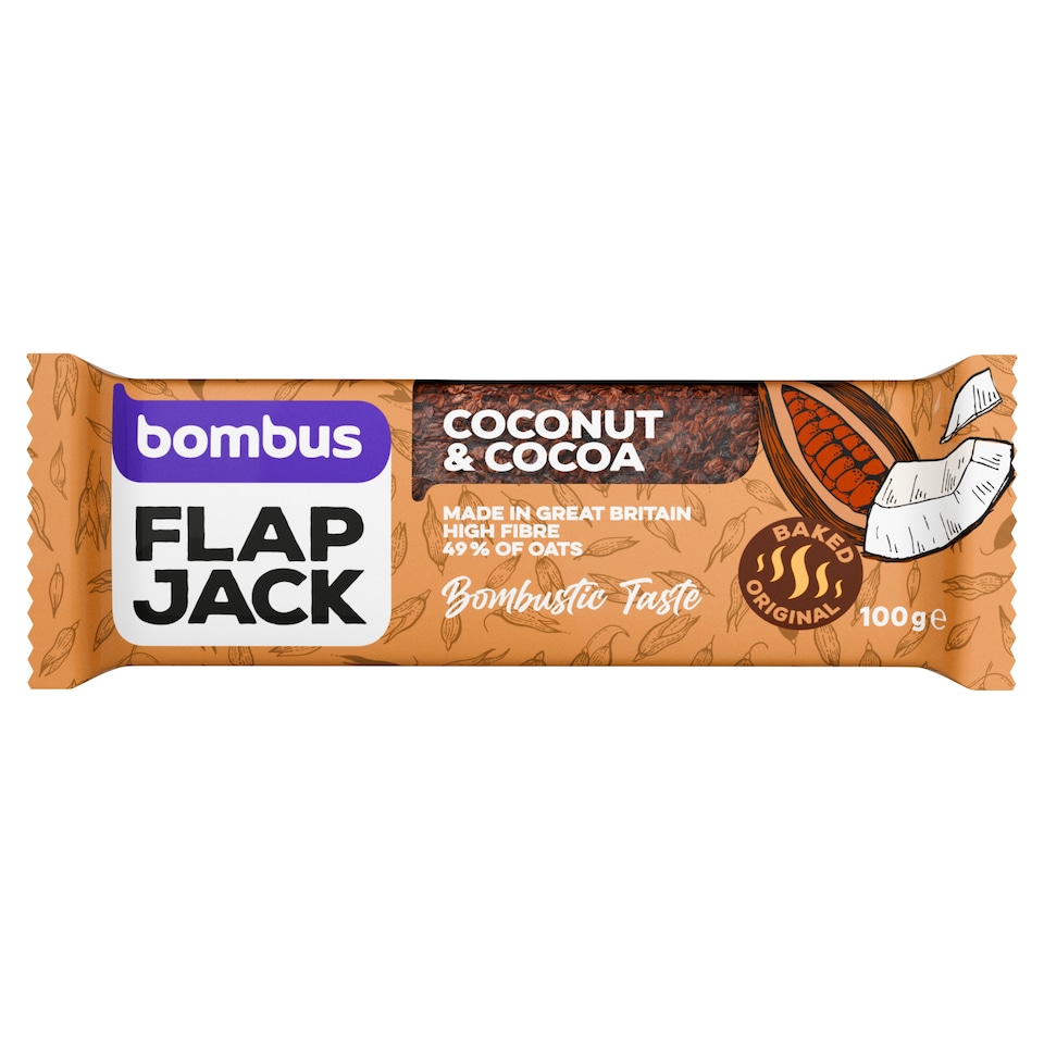 Bombus Flapjack Coconut & Cocoa 100g