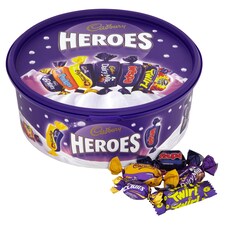 Cadbury Heroes Tub 712G Including Wraps