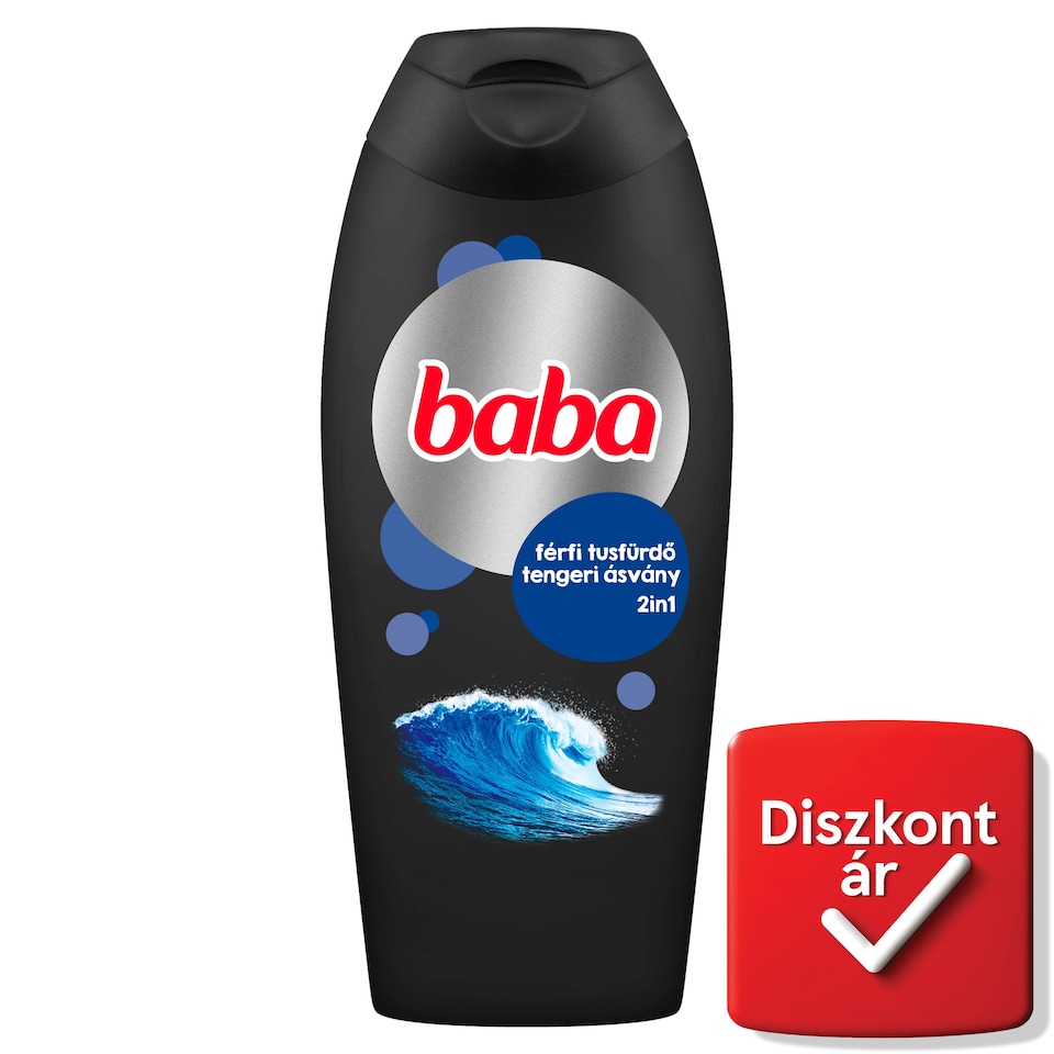 Baba 2in1 tengeri ásvány férfi tusfürdő 400 ml