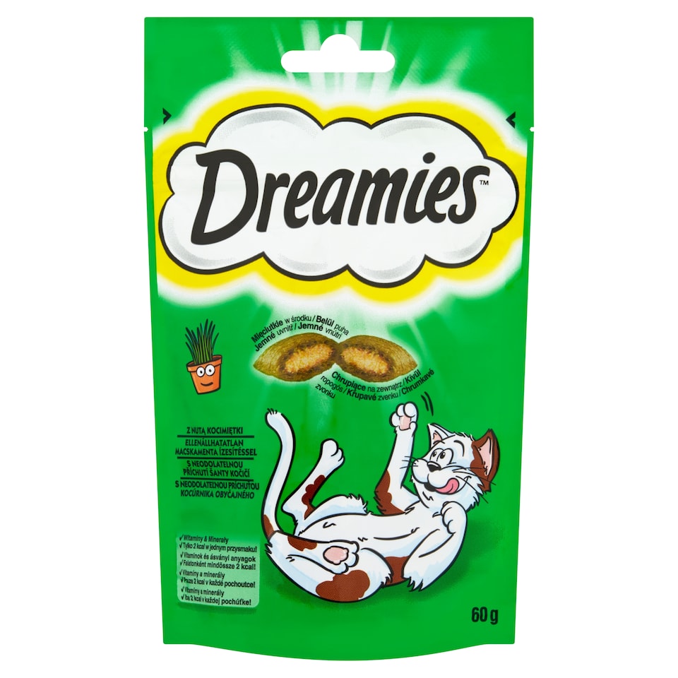 obrázok 1 z Dreamies S neodolateľnou príchuťou kocúrnika obyčajného 60 g