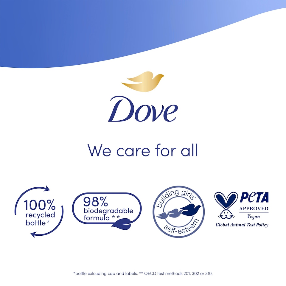 image 1 of Dove Anti-Stress 24hr Advanced Care Body Wash Shower Gel Chamomile & Oat Milk 400ml