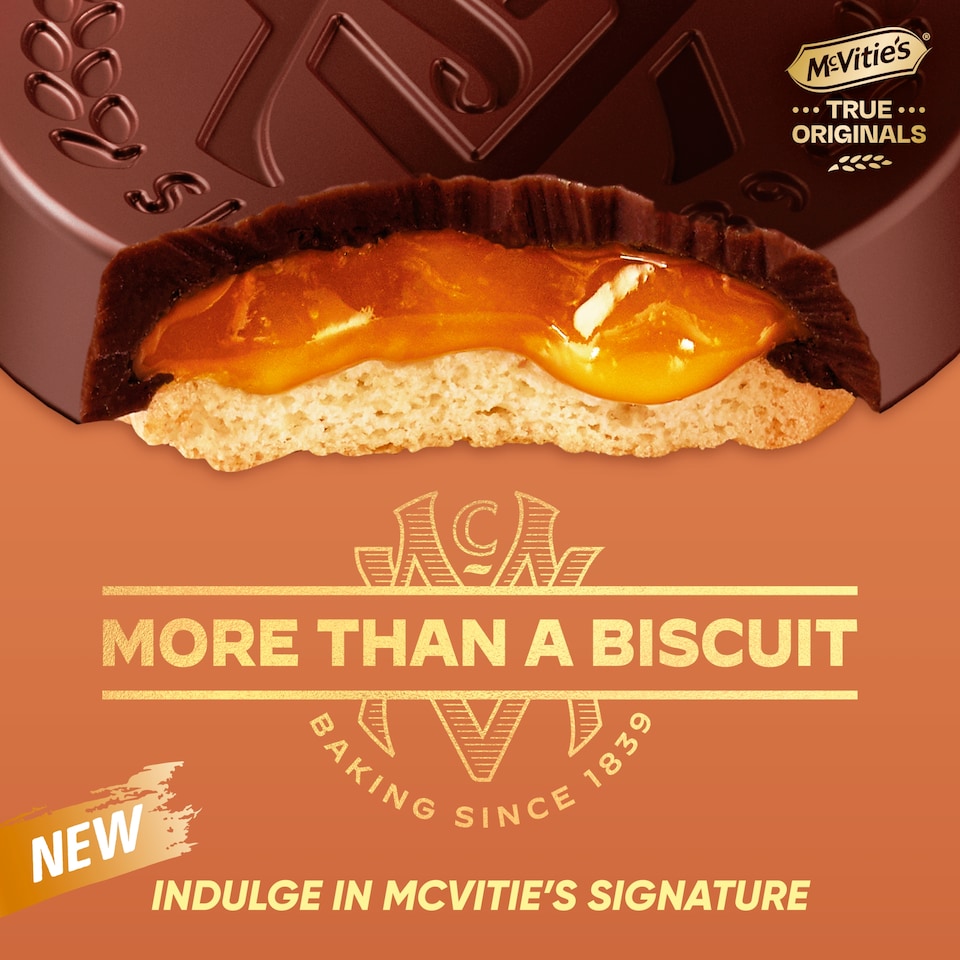 image 1 of McVitie's Signature Dark Chocolate Rounds Biscuits 109g