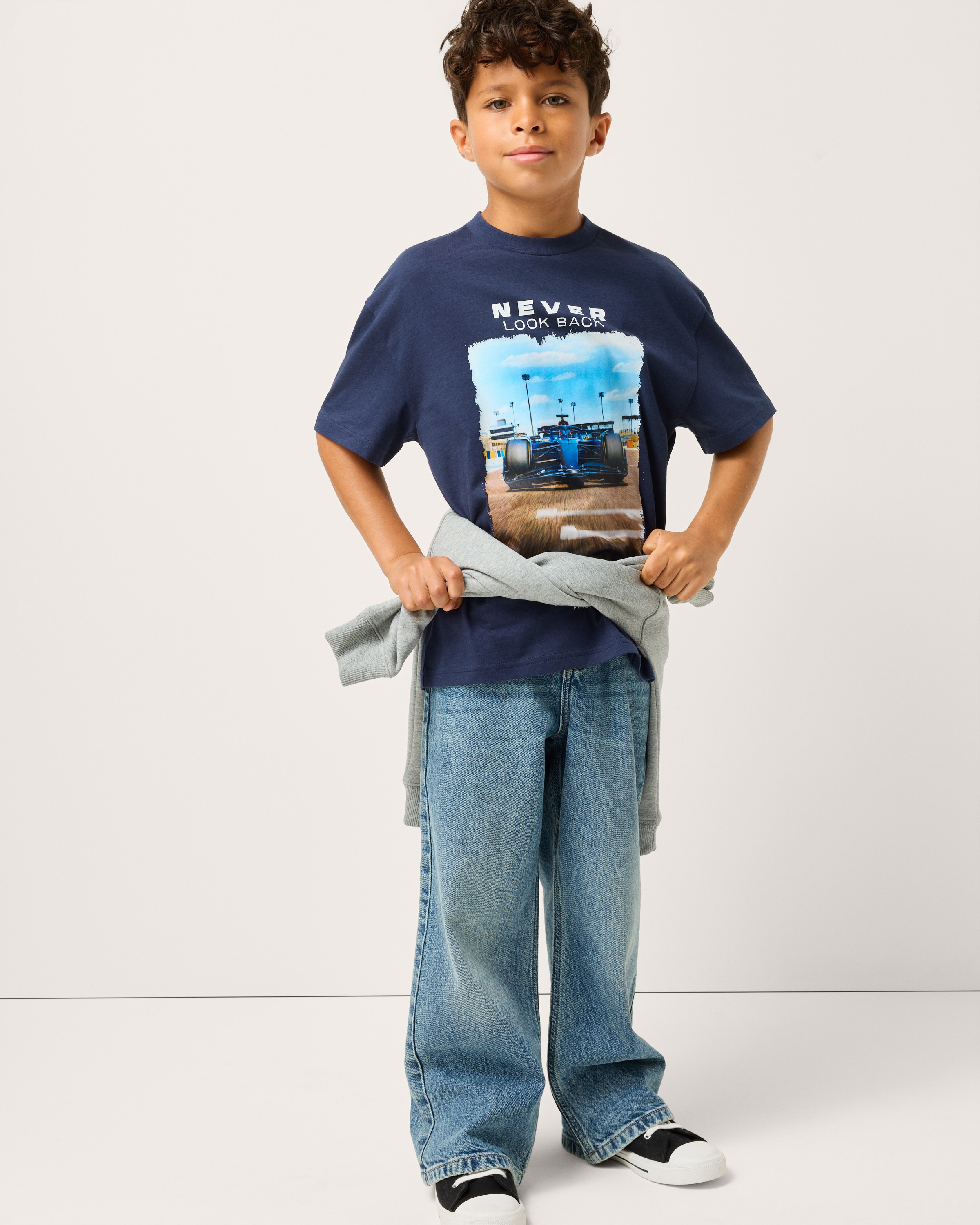 Atlassian Williams F1 Team Pure Cotton T-Shirt in Navy