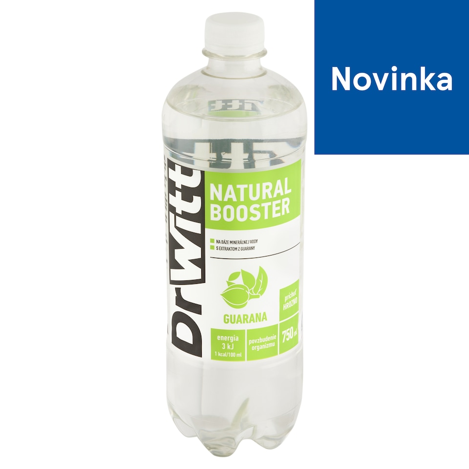 DrWitt Natural Booster Guarana príchuť hrozno 750 ml
