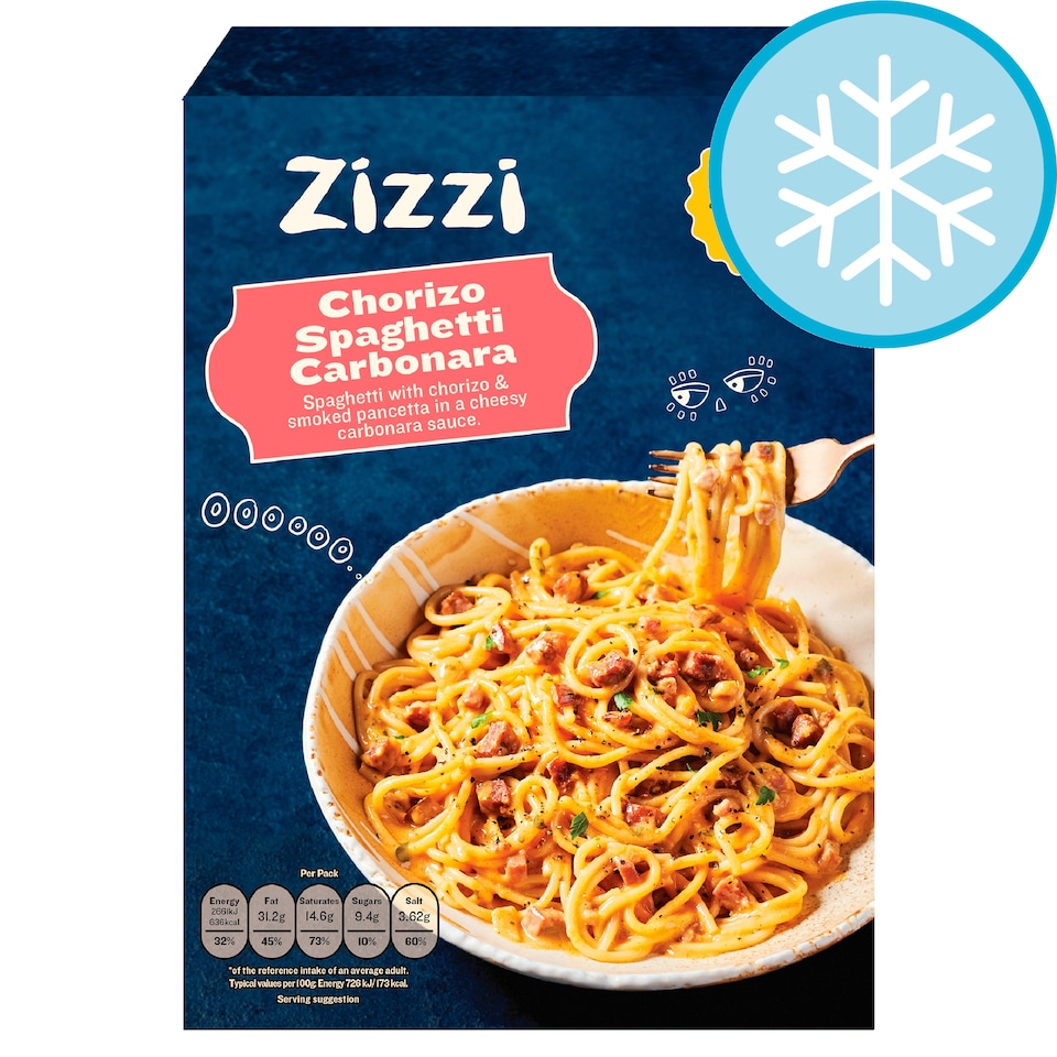 Zizzi Chorizo Spaghetti Carbonara 400g 