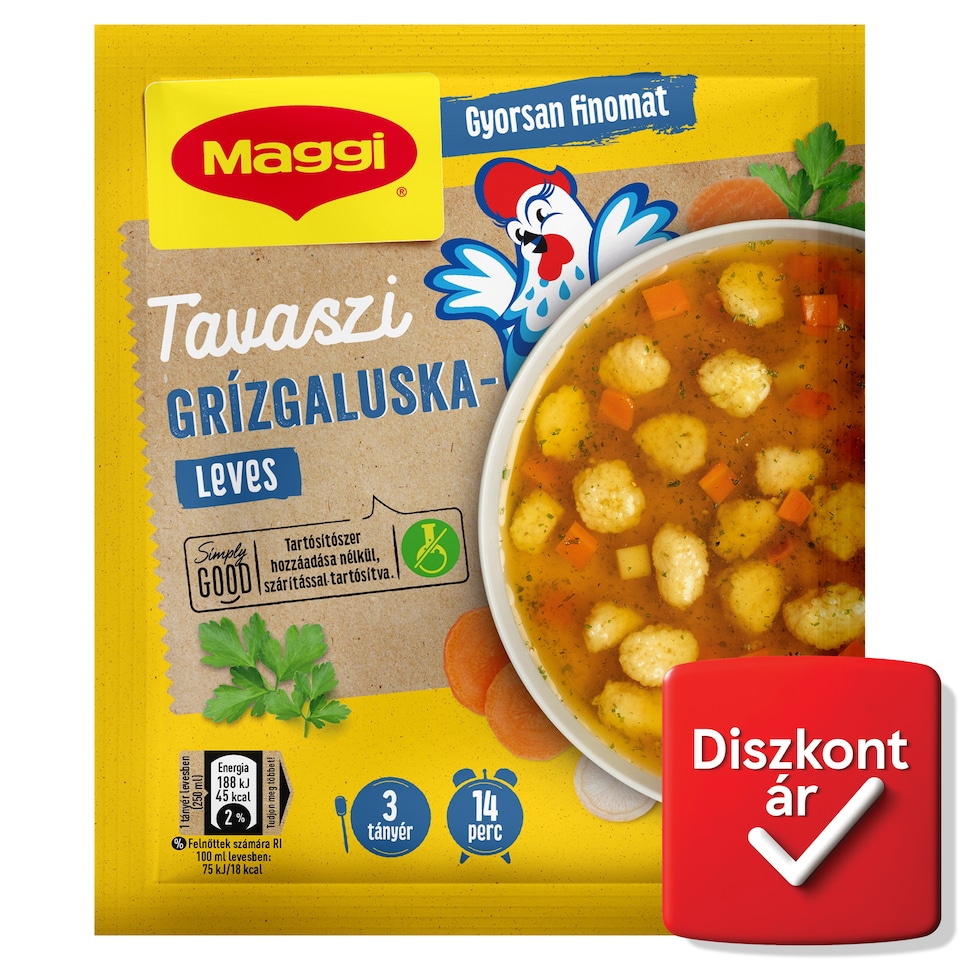 Maggi tavaszi grízgaluskaleves 34 g