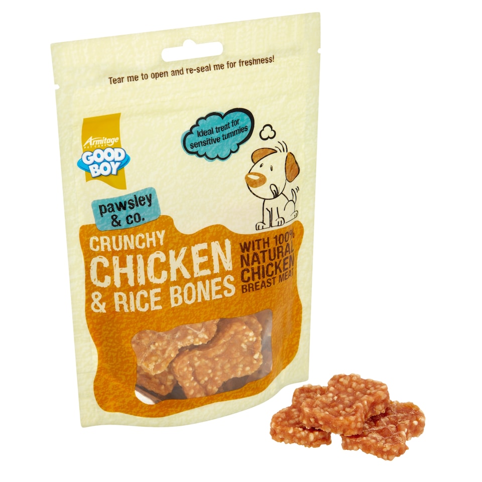 image 1 of Good Boy Crunchy Chicken And Rice Bones 100G