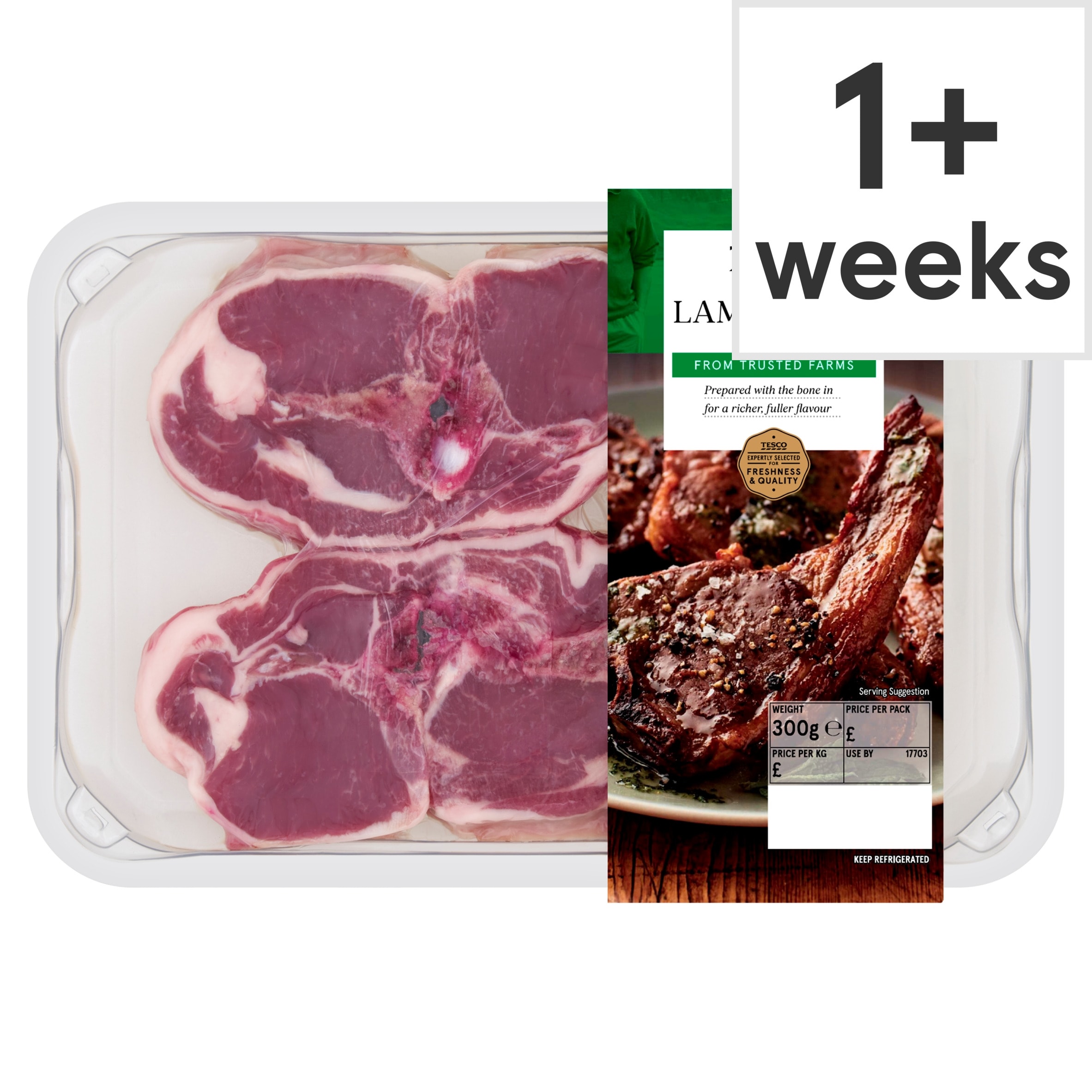 Tesco Lamb Chops 300G