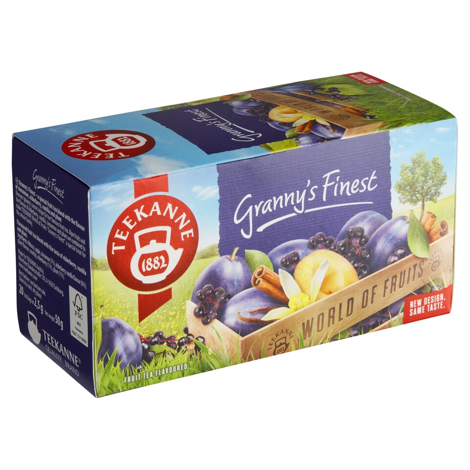 image 1 of TEEKANNE Granny's Finest, World of Fruits, 20 Tea Bags, 50 g