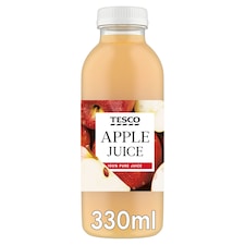 Tesco 100% Pressed Apple Juice 330Ml